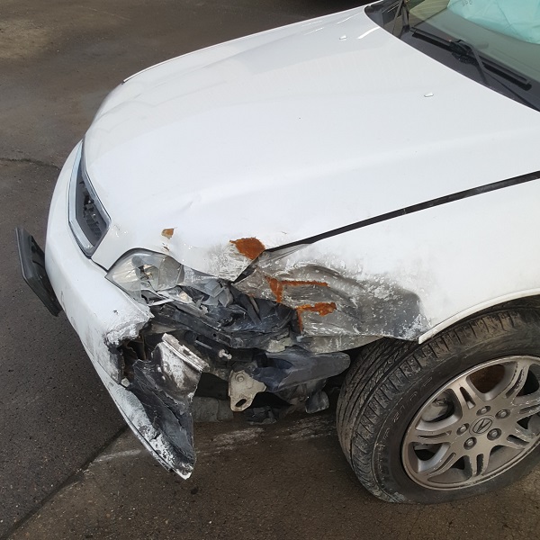 Vehicle before repair