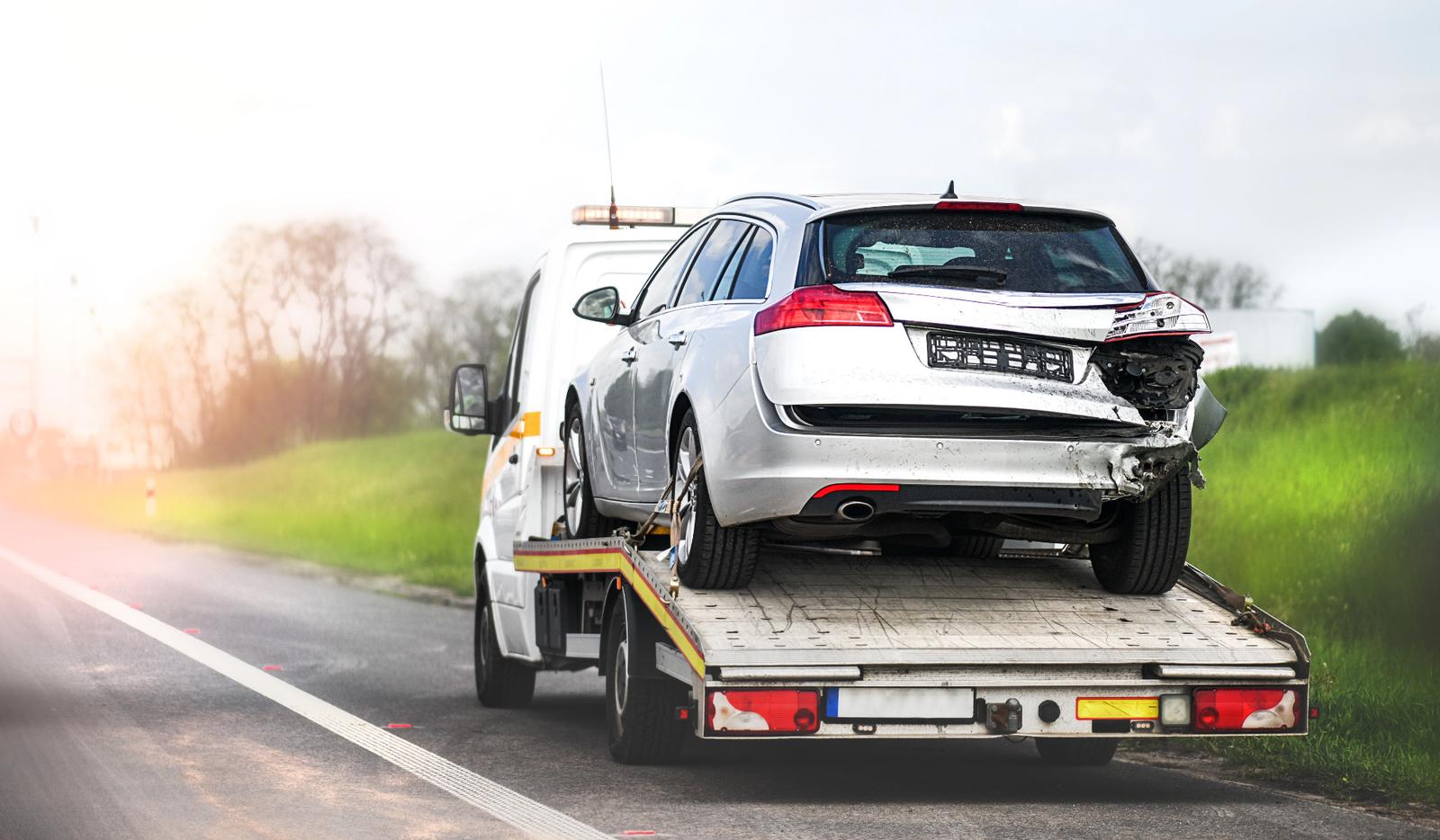 Tow operation in progress