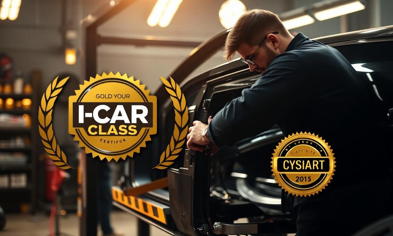 I-CAR Gold Class certified collision repair work