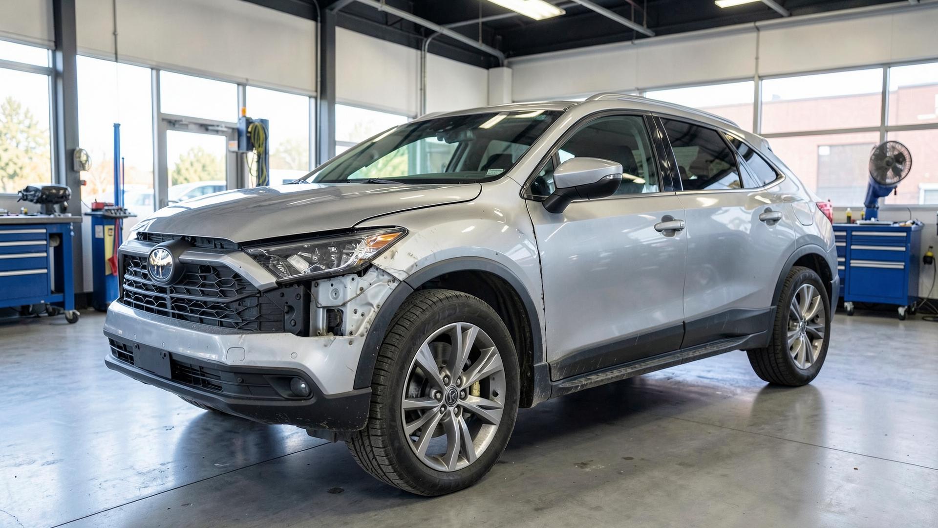 Toyota collision repair in Portland Oregon at Crown Towing & Collision Repair